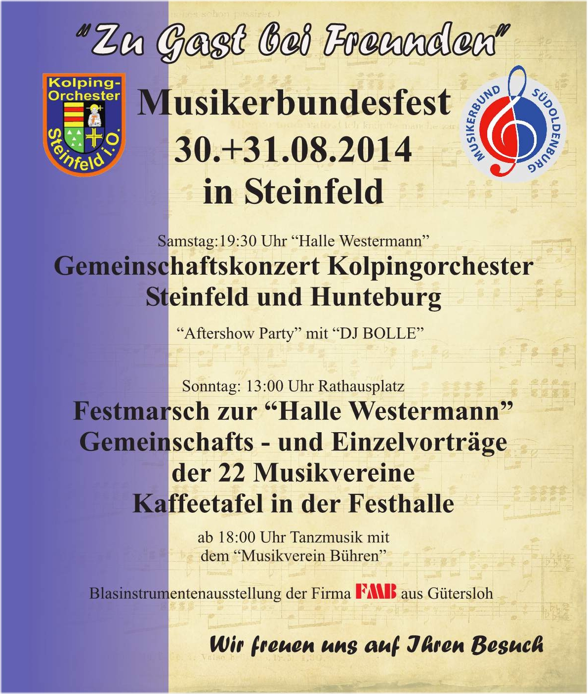 Das Bundesmusikerfest 2014