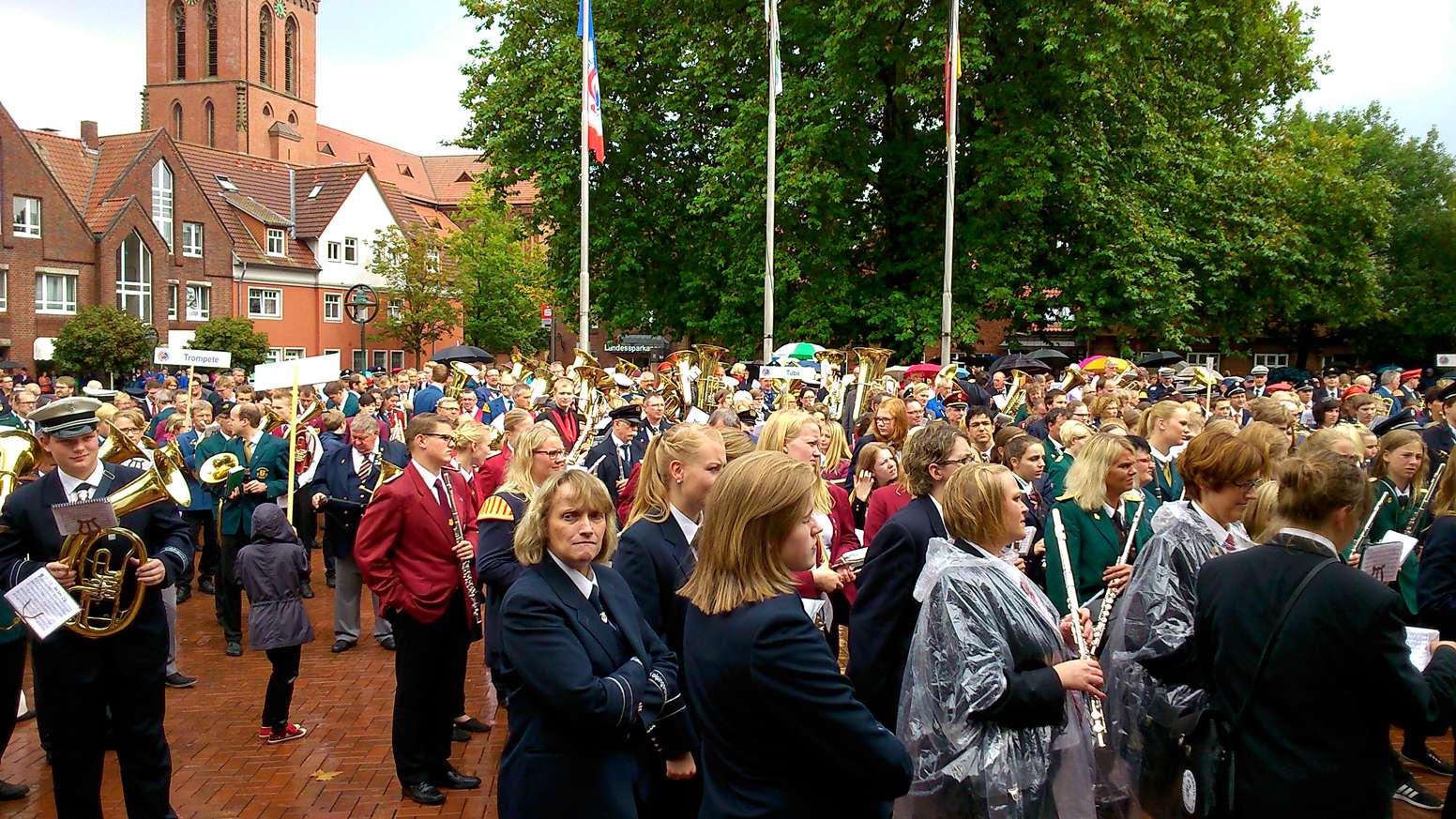 Die Menschenmenge am Sonntag beim Musikerbundesfest 2014